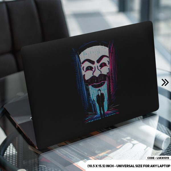 DDecorator Anonymous Logo Matte Finished Removable Waterproof Laptop Sticker & Laptop Skin (Including FREE Accessories) - LSKN1019 - DDecorator