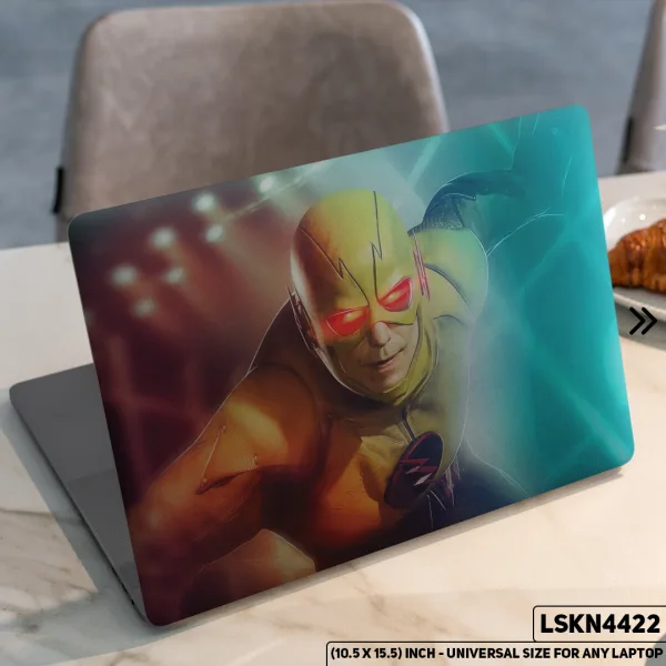 DDecorator Flash Justice League Matte Finished Removable Waterproof Laptop Sticker & Laptop Skin (Including FREE Accessories) - LSKN4422 - DDecorator