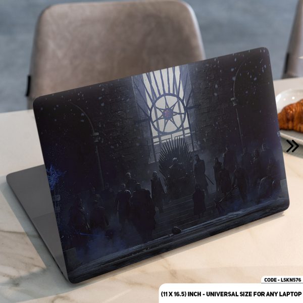 DDecorator Iconic Place at Game of Thrones Matte Finished Removable Waterproof Laptop Sticker & Laptop Skin (Including FREE Accessories) - LSKN576 - DDecorator