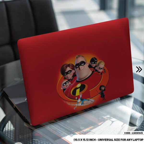 DDecorator The Incredibles Matte Finished Removable Waterproof Laptop Sticker & Laptop Skin (Including FREE Accessories) - LSKN1045 - DDecorator