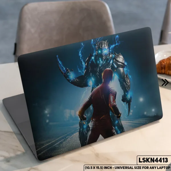 DDecorator Flash Justice League Matte Finished Removable Waterproof Laptop Sticker & Laptop Skin (Including FREE Accessories) - LSKN4413 - DDecorator