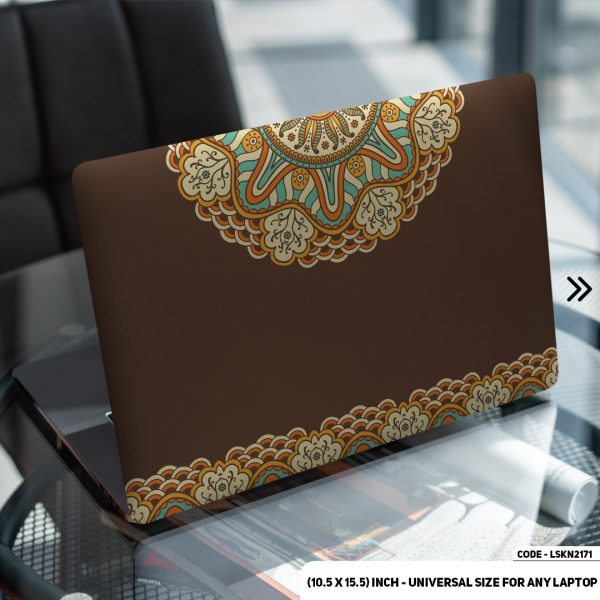DDecorator Seamless Geomatric Pattern Matte Finished Removable Waterproof Laptop Sticker & Laptop Skin (Including FREE Accessories) - LSKN2171 - DDecorator