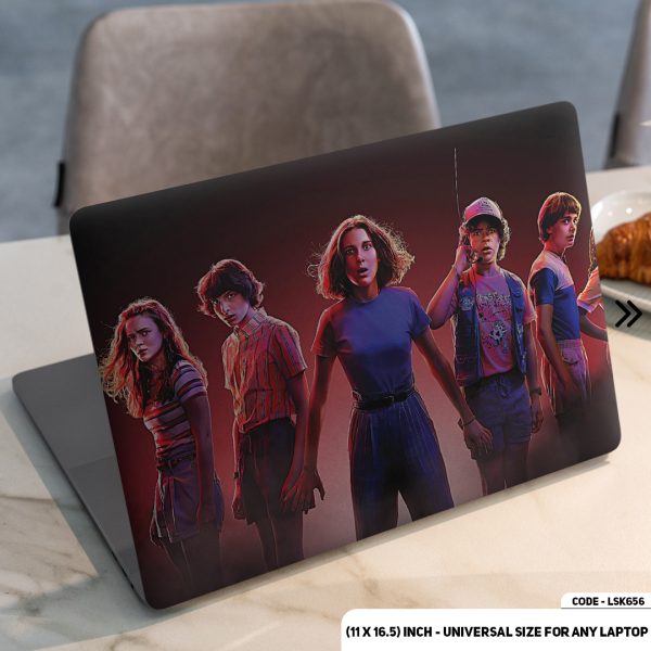 DDecorator Stranger Things Matte Finished Removable Waterproof Laptop Sticker & Laptop Skin (Including FREE Accessories) - LSKN656 - DDecorator