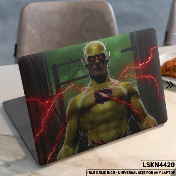 DDecorator Flash Justice League Matte Finished Removable Waterproof Laptop Sticker & Laptop Skin (Including FREE Accessories) - LSKN4420 - DDecorator