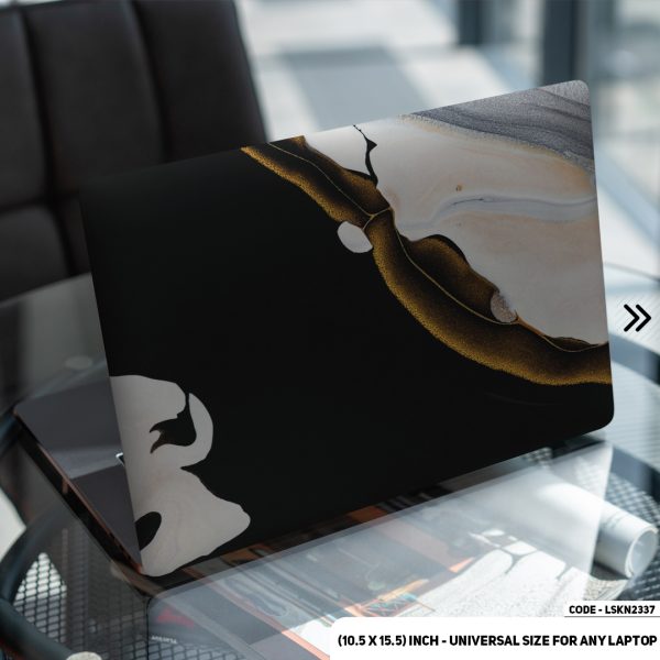 DDecorator Liquid Marble Texture Matte Finished Removable Waterproof Laptop Sticker & Laptop Skin (Including FREE Accessories) - LSKN2337 - DDecorator