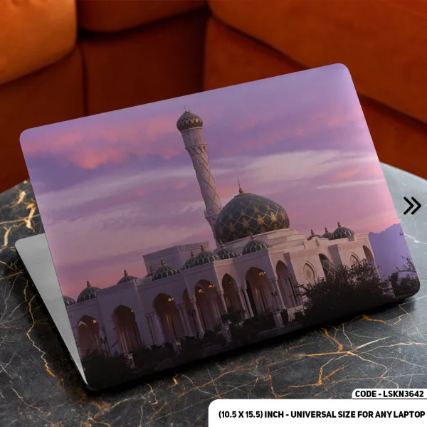 DDecorator ISLAMIC Mosque Matte Finished Removable Waterproof Laptop Sticker & Laptop Skin (Including FREE Accessories) - LSKN3642 - DDecorator