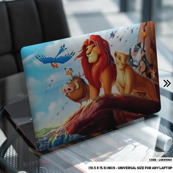 DDecorator The Lion King Matte Finished Removable Waterproof Laptop Sticker & Laptop Skin (Including FREE Accessories) - LSKN1060 - DDecorator