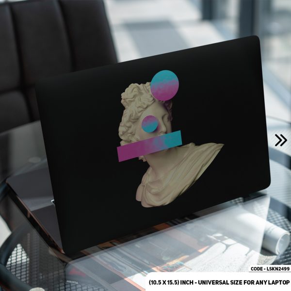 DDecorator Seamless Geomatric Pattern Matte Finished Removable Waterproof Laptop Sticker & Laptop Skin (Including FREE Accessories) - LSKN2499 - DDecorator