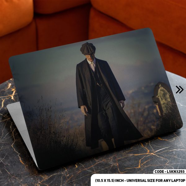 DDecorator Thomas Shelby - Peaky Blinders Matte Finished Removable Waterproof Laptop Sticker & Laptop Skin (Including FREE Accessories) - LSKN3293 - DDecorator