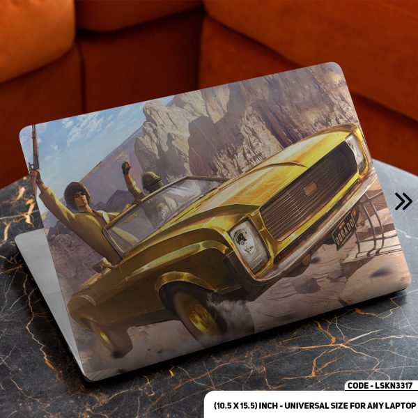 DDecorator Digital Character Matte Finished Removable Waterproof Laptop Sticker & Laptop Skin (Including FREE Accessories) - LSKN3317 - DDecorator