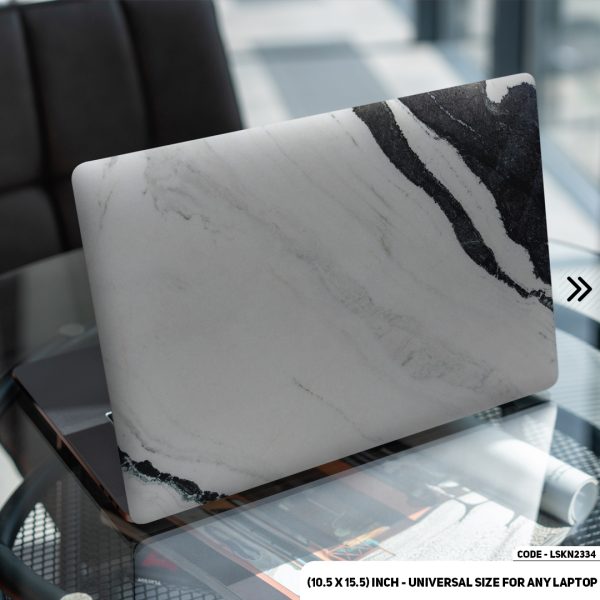 DDecorator Liquid Marble Texture Matte Finished Removable Waterproof Laptop Sticker & Laptop Skin (Including FREE Accessories) - LSKN2334 - DDecorator