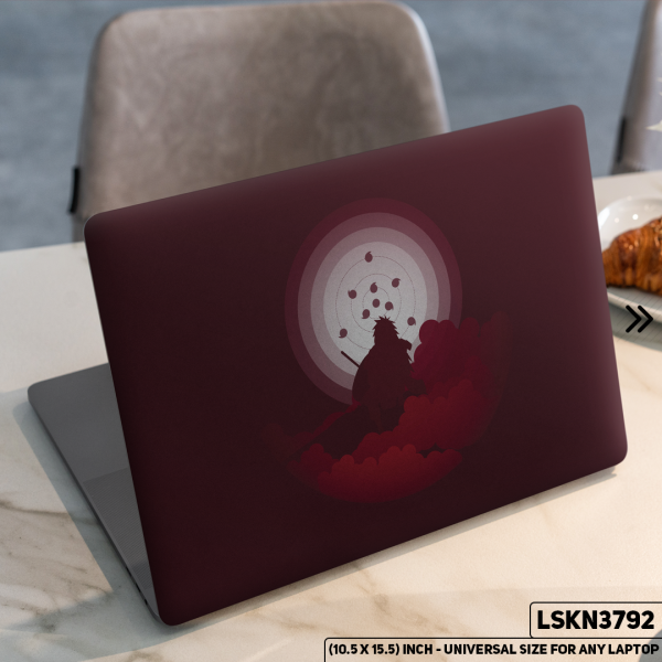 DDecorator NARUTO Anime Character Illustration Matte Finished Removable Waterproof Laptop Sticker & Laptop Skin (Including FREE Accessories) - LSKN3792 - DDecorator