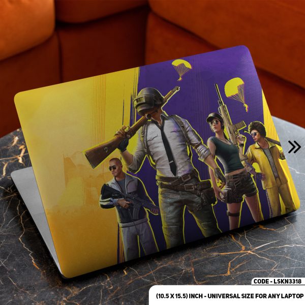 DDecorator Digital Character Matte Finished Removable Waterproof Laptop Sticker & Laptop Skin (Including FREE Accessories) - LSKN3318 - DDecorator