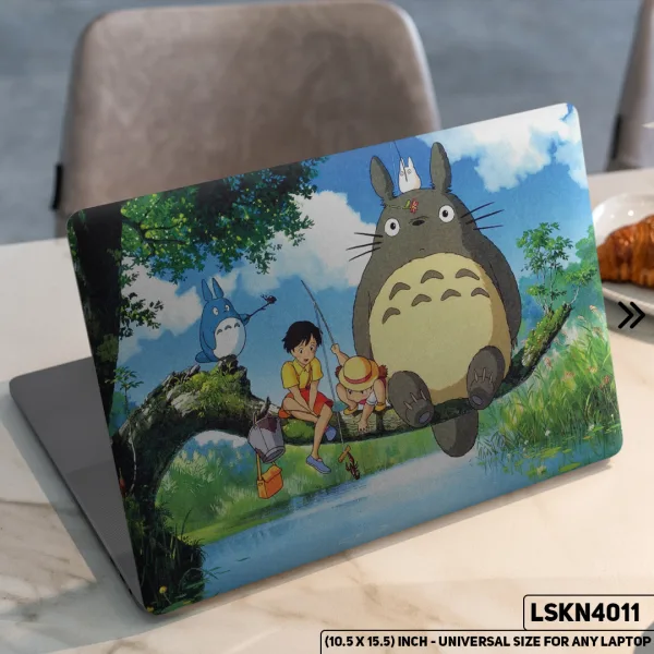 DDecorator Anime Character Illustration Matte Finished Removable Waterproof Laptop Sticker & Laptop Skin (Including FREE Accessories) - LSKN4011 - DDecorator