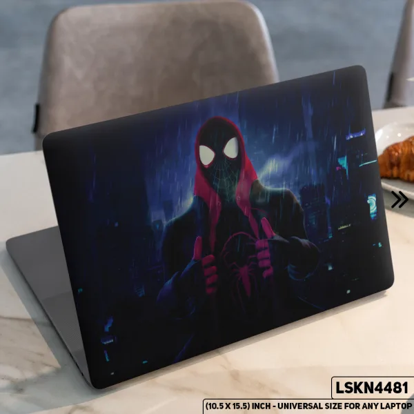DDecorator Spiderman Matte Finished Removable Waterproof Laptop Sticker & Laptop Skin (Including FREE Accessories) - LSKN4481 - DDecorator