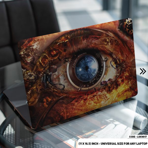 DDecorator Abstract Eye Art Matte Finished Removable Waterproof Laptop Sticker & Laptop Skin (Including FREE Accessories) - LSKN817 - DDecorator