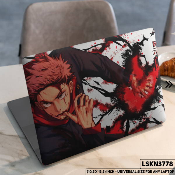DDecorator Anime Character Illustration Matte Finished Removable Waterproof Laptop Sticker & Laptop Skin (Including FREE Accessories) - LSKN3778 - DDecorator