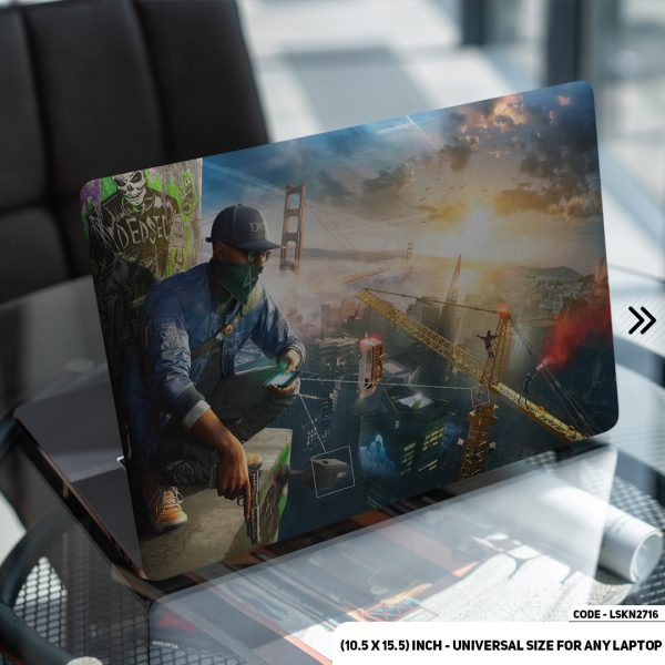 DDecorator Cyber Punk City Matte Finished Removable Waterproof Laptop Sticker & Laptop Skin (Including FREE Accessories) - LSKN2716 - DDecorator