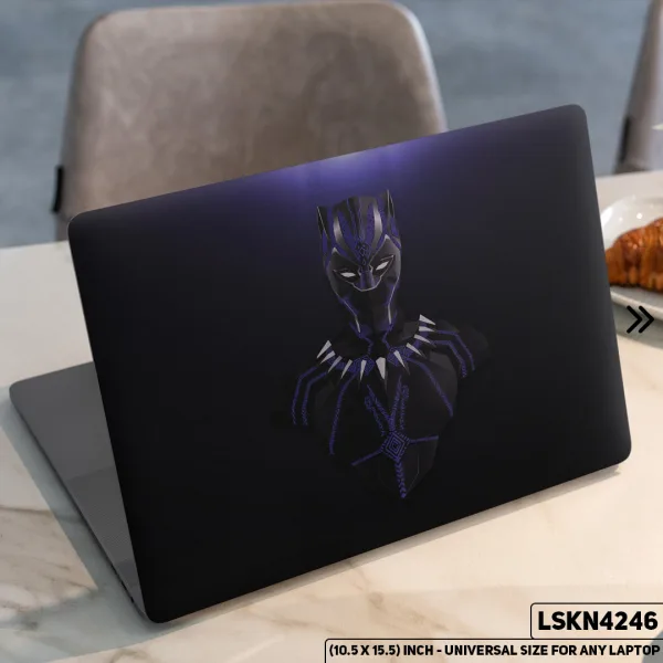 DDecorator Black Panther Marvel Studios Matte Finished Removable Waterproof Laptop Sticker & Laptop Skin (Including FREE Accessories) - LSKN4246 - DDecorator