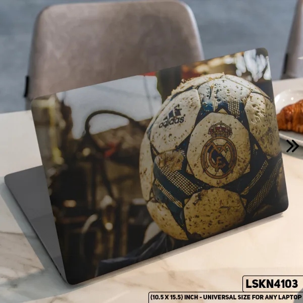 DDecorator FIFA Football Matte Finished Removable Waterproof Laptop Sticker & Laptop Skin (Including FREE Accessories) - LSKN4103 - DDecorator