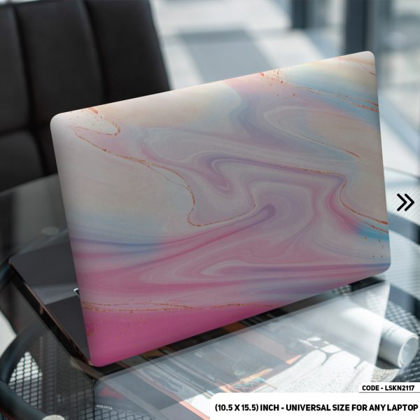 DDecorator Liquid Marble Texture Matte Finished Removable Waterproof Laptop Sticker & Laptop Skin (Including FREE Accessories) - LSKN2117 - DDecorator