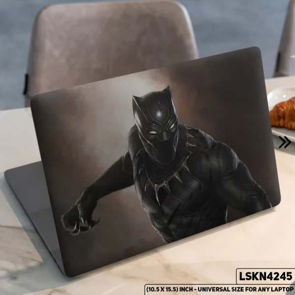 DDecorator Black Panther Marvel Studios Matte Finished Removable Waterproof Laptop Sticker & Laptop Skin (Including FREE Accessories) - LSKN4245 - DDecorator