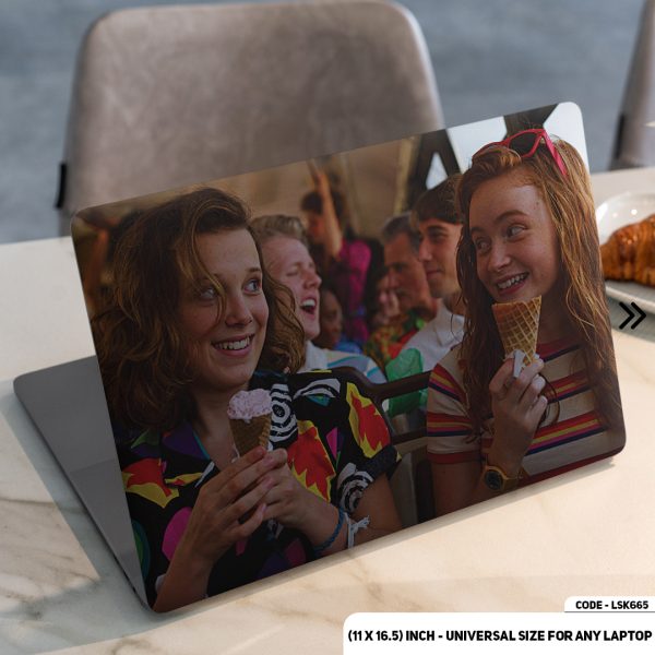 DDecorator Stranger Things Matte Finished Removable Waterproof Laptop Sticker & Laptop Skin (Including FREE Accessories) - LSKN665 - DDecorator