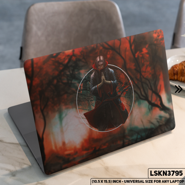 DDecorator NARUTO Anime Character Illustration Matte Finished Removable Waterproof Laptop Sticker & Laptop Skin (Including FREE Accessories) - LSKN3795 - DDecorator