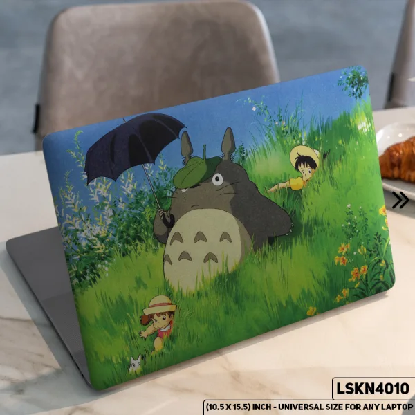 DDecorator Anime Character Illustration Matte Finished Removable Waterproof Laptop Sticker & Laptop Skin (Including FREE Accessories) - LSKN4010 - DDecorator