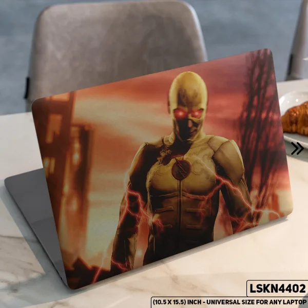 DDecorator Flash DC Comics Matte Finished Removable Waterproof Laptop Sticker & Laptop Skin (Including FREE Accessories) - LSKN4402 - DDecorator