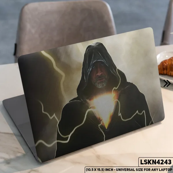 DDecorator Black Adam DC Universe Matte Finished Removable Waterproof Laptop Sticker & Laptop Skin (Including FREE Accessories) - LSKN4243 - DDecorator