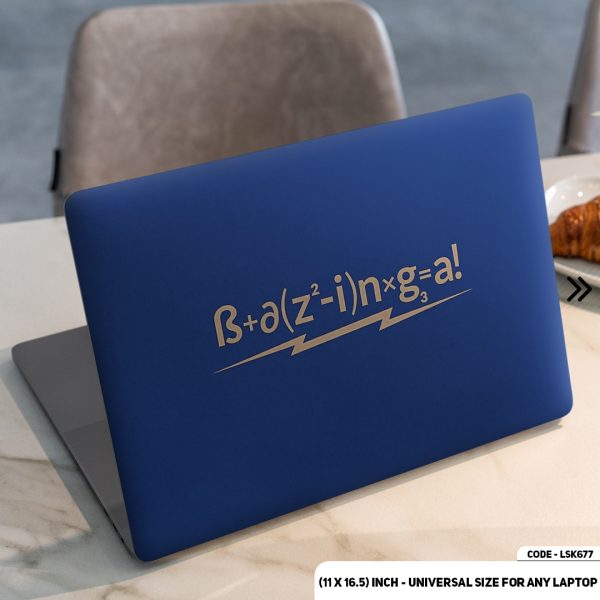 DDecorator The Big Bang Theory Matte Finished Removable Waterproof Laptop Sticker & Laptop Skin (Including FREE Accessories) - LSKN677 - DDecorator