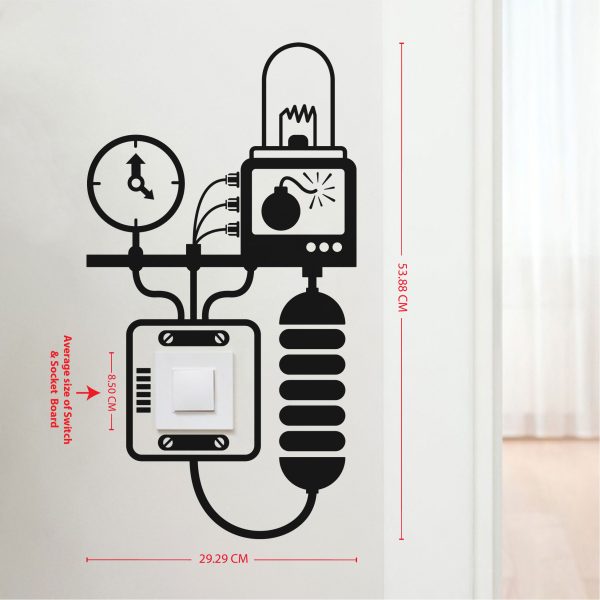 DDecorator Innovative Energy System Wall Stickers & Decals Home Decor Wall Decor Removable Vinyl Wall Sticker - SS177 - DDecorator