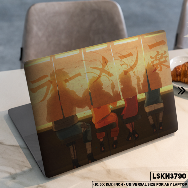DDecorator NARUTO Anime Character Illustration Matte Finished Removable Waterproof Laptop Sticker & Laptop Skin (Including FREE Accessories) - LSKN3790 - DDecorator