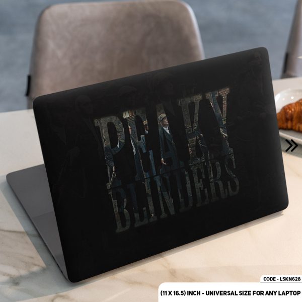 DDecorator Peaky Blinders Typography Matte Finished Removable Waterproof Laptop Sticker & Laptop Skin (Including FREE Accessories) - LSKN628 - DDecorator