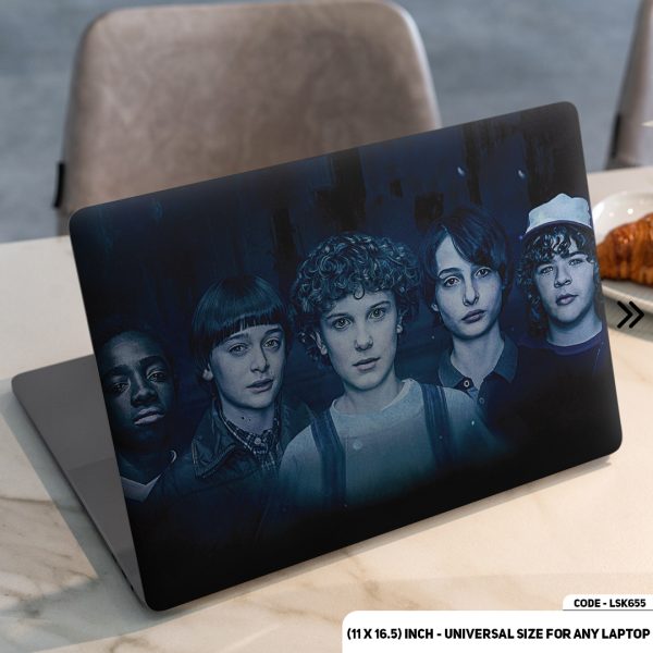 DDecorator Stranger Things Matte Finished Removable Waterproof Laptop Sticker & Laptop Skin (Including FREE Accessories) - LSKN655 - DDecorator