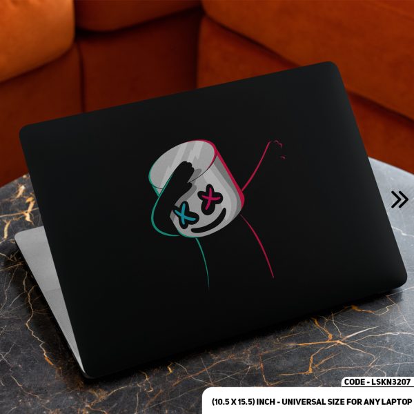 DDecorator Marshmallow Dabbing Matte Finished Removable Waterproof Laptop Sticker & Laptop Skin (Including FREE Accessories) - LSKN3207 - DDecorator
