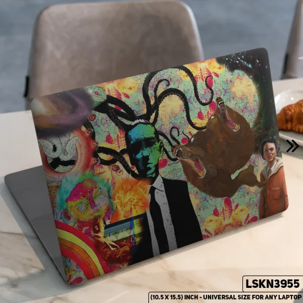 DDecorator Fantacy Art Digital Illustration Matte Finished Removable Waterproof Laptop Sticker & Laptop Skin (Including FREE Accessories) - LSKN3955 - DDecorator