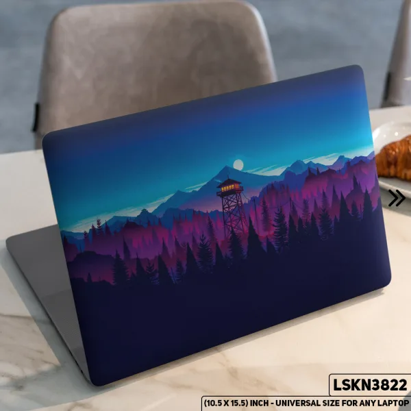 DDecorator Fantacy Art Digital Illustration Matte Finished Removable Waterproof Laptop Sticker & Laptop Skin (Including FREE Accessories) - LSKN3822 - DDecorator