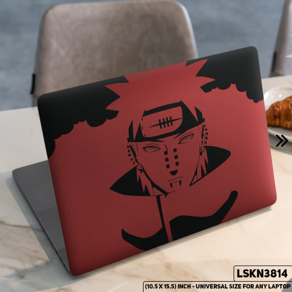 DDecorator NARUTO Anime Character Illustration Matte Finished Removable Waterproof Laptop Sticker & Laptop Skin (Including FREE Accessories) - LSKN3814 - DDecorator