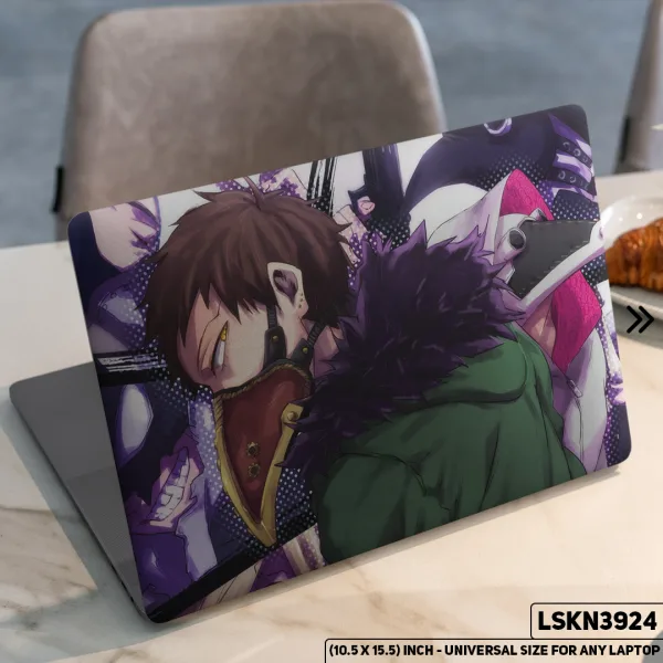 DDecorator Anime Character Illustration Matte Finished Removable Waterproof Laptop Sticker & Laptop Skin (Including FREE Accessories) - LSKN3924 - DDecorator