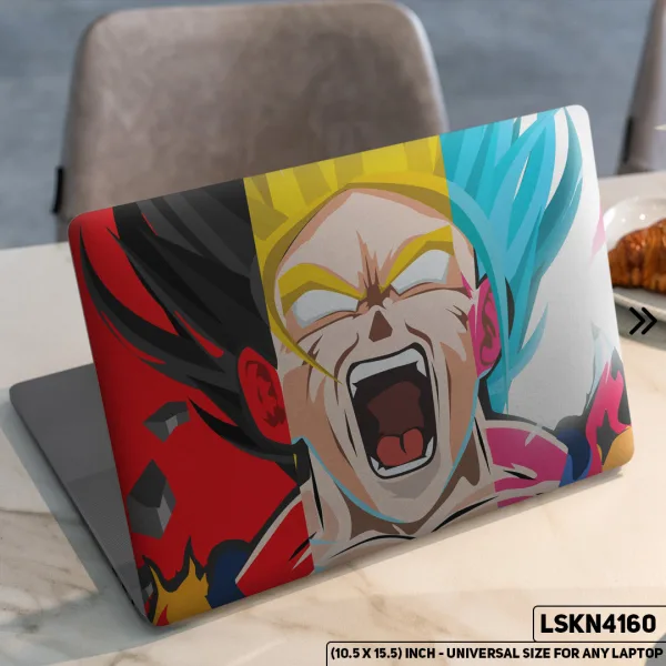DDecorator Dragon Ball Z Z Warriors Goku Matte Finished Removable Waterproof Laptop Sticker & Laptop Skin (Including FREE Accessories) - LSKN4160 - DDecorator