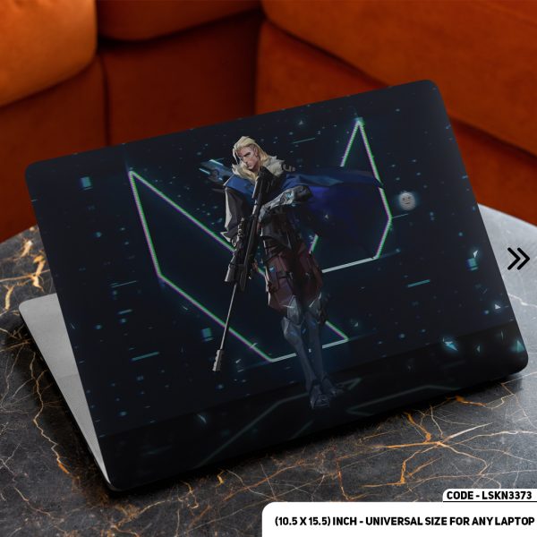 DDecorator Valorant Digital Character Matte Finished Removable Waterproof Laptop Sticker & Laptop Skin (Including FREE Accessories) - LSKN3373 - DDecorator