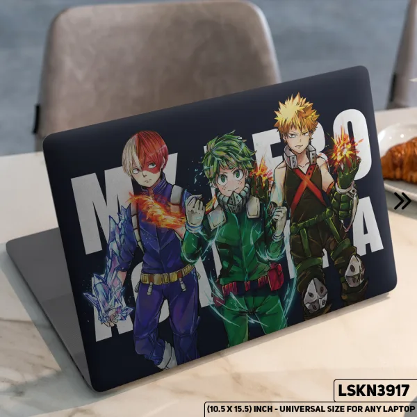 DDecorator Anime Character Illustration Matte Finished Removable Waterproof Laptop Sticker & Laptop Skin (Including FREE Accessories) - LSKN3917 - DDecorator