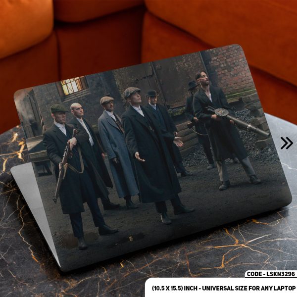 DDecorator Thomas Shelby - Peaky Blinders Matte Finished Removable Waterproof Laptop Sticker & Laptop Skin (Including FREE Accessories) - LSKN3296 - DDecorator