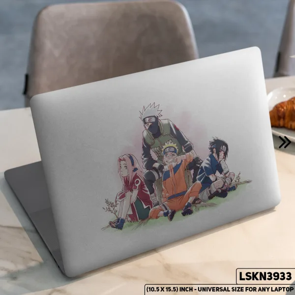 DDecorator Anime Character Illustration Matte Finished Removable Waterproof Laptop Sticker & Laptop Skin (Including FREE Accessories) - LSKN3933 - DDecorator