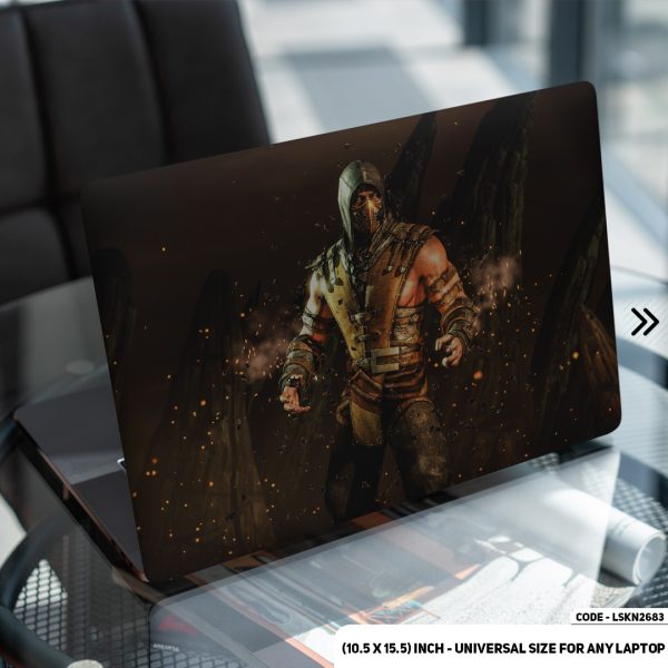 DDecorator Male Digital Character Matte Finished Removable Waterproof Laptop Sticker & Laptop Skin (Including FREE Accessories) - LSKN2683 - DDecorator