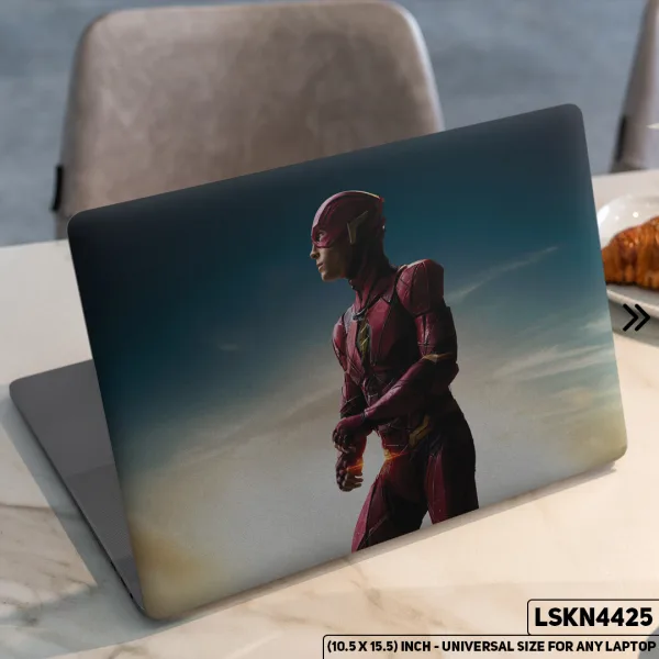 DDecorator Flash Justice League Matte Finished Removable Waterproof Laptop Sticker & Laptop Skin (Including FREE Accessories) - LSKN4425 - DDecorator