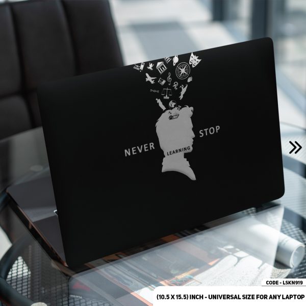 DDecorator Motivational Quote Matte Finished Removable Waterproof Laptop Sticker & Laptop Skin (Including FREE Accessories) - LSKN919 - DDecorator