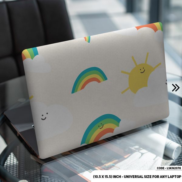 DDecorator Seamless Geomatric Pattern Matte Finished Removable Waterproof Laptop Sticker & Laptop Skin (Including FREE Accessories) - LSKN2078 - DDecorator